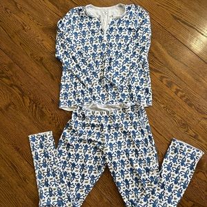 Roller Rabbit Blue and White Pajama Set